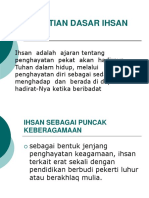 Pengertian Dasar Ihsan