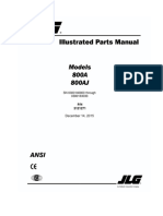 JLG 800AJ Parts Manual