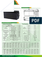 FCD12-150 solar battery specs and details