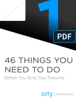 46 Things You Need To Do Before You Send Your Resume