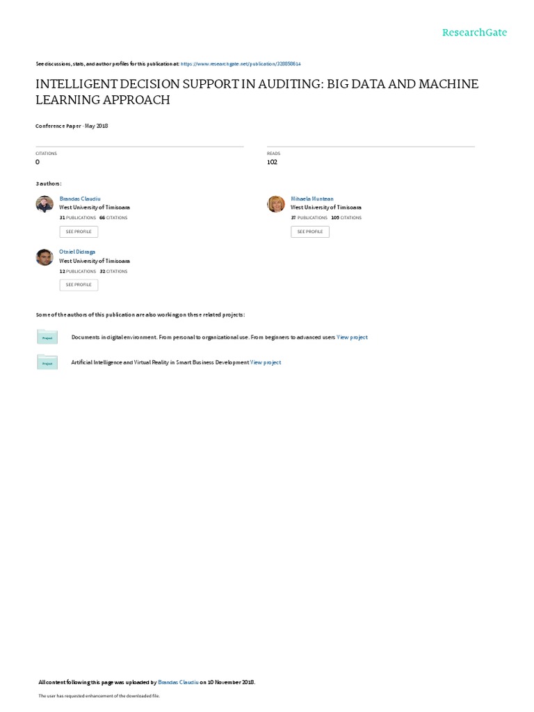 AI and Big Data in Auditing Insights | PDF | Financial Audit | Analytics