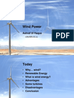 Wind Power: Ashraf Ul Haque