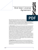 End User License Agreement: 3/26/08 13383L-005 Rev. A