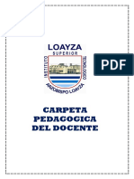 Carpeta Pedagogica Silabo 2019