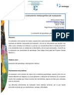 Bitacora Como Instrumento Metacognitivo de Evaluación