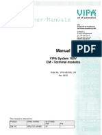 Manual: VIPA System 100V CM - Terminal Modules