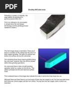 Off Hand Grinding HSS Lathe Tools