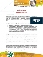 Ejemplo Análisis Foda PDF