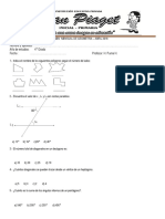 Examen Mensual de Geometría 4