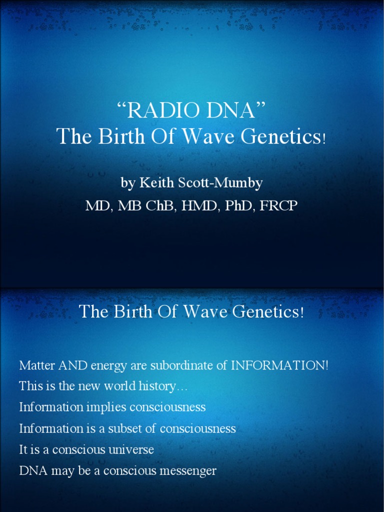 RadioDNAWaveGenetics PDF | PDF