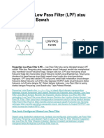 Pengertian Low Pass Filter