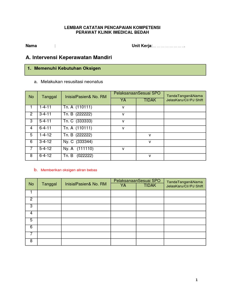 Contoh Log Book