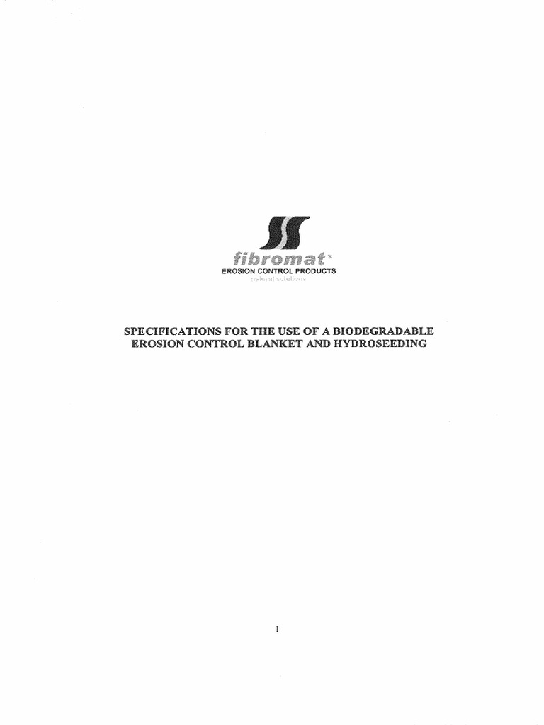 Method Statement For BECB & Hydroseeding | PDF