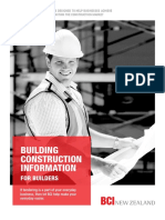Building Construction Information: For Builders