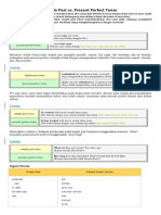 Simple Past Vs Simle Present Perfect