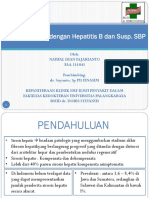 Sirosis Hepatis Dengan Hepatitis B Dan Susp. SBP