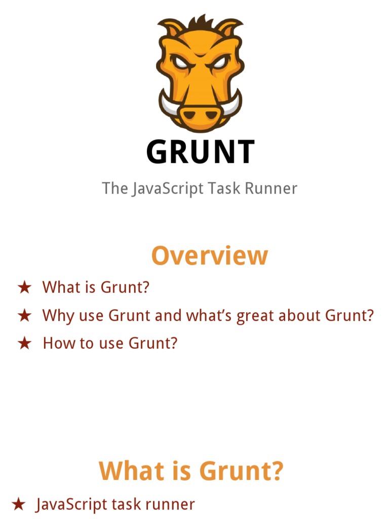 Grunt: The Javascript Task Runner | PDF | Computer Engineering ...