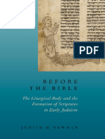 Before The Bible The Liturgica - Judith H. Newman