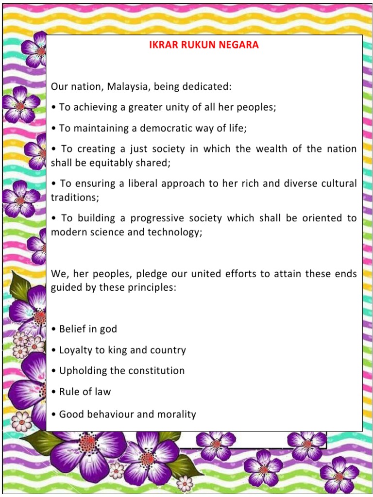 Rukun Negara | PDF
