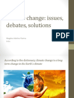 Climate Change Issues, Debates, Solutions