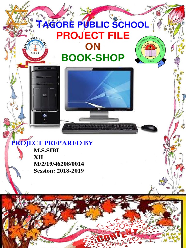 Class 12 Computer Project: Book Shop | PDF | Computer Architecture ...