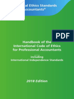 (1) IESBA Handbook Code of Ethics 2018