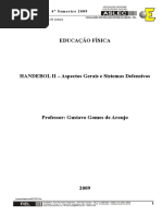 Apostila Handebol II - Gustavo Gomes de Araujo