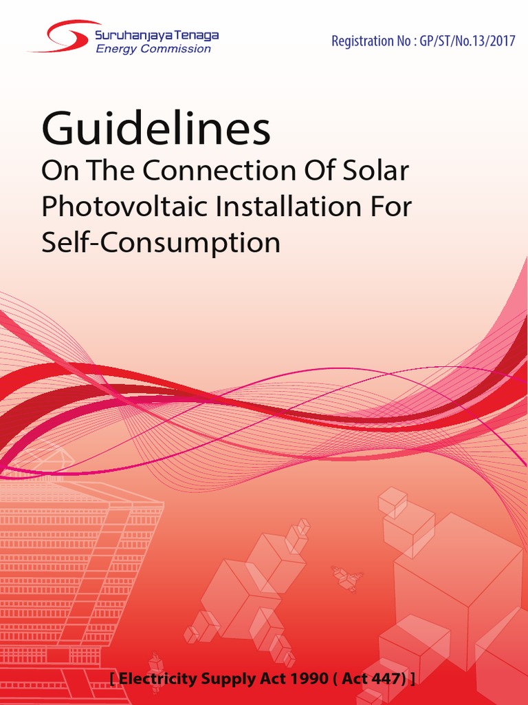 Solar PV Installation Guidelines for Self-Consumption | PDF ...