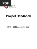 Project Handbook: 2017 - 2018 Academic Year