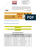 Ahmedabad Class Schedule PDF
