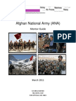 Afghan National Army (ANA) : Mentor Guide