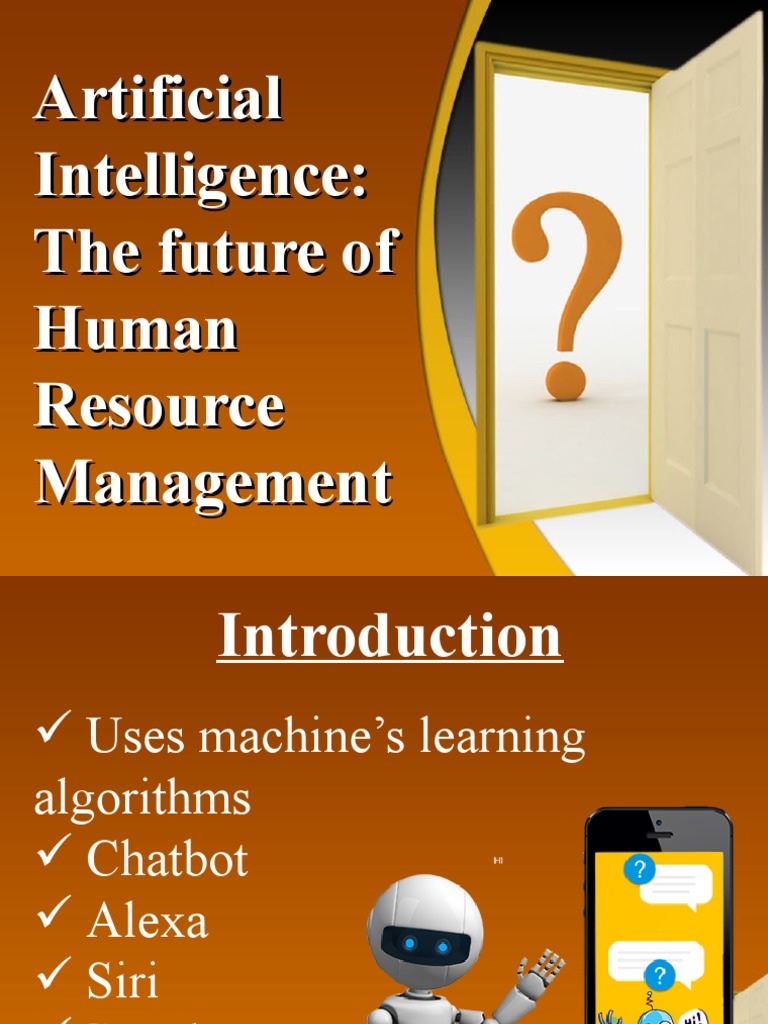 AI in Human Resource Management | PDF | Artificial Intelligence ...