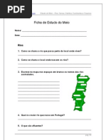 Rios Serras Distritos Continentes Oceanos