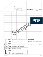 Sample: Stool Chart/Bowel Record