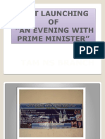 Soft Launching OF "An Evening With Prime Minister"