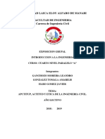 Actitud, Aptitud y Ética Del Ingeniero Civil