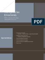 Taller de Manejo de Las Emociones 