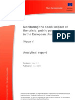 Monitoring the Social Impact of the Crisis- Public Perceptions in the European Union