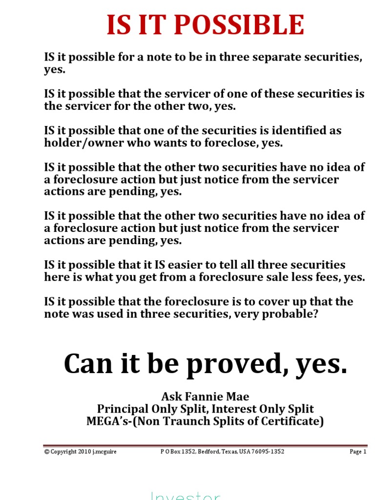 Is It Possible | PDF