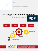 Catalog Surse Finantare Nr 16