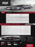 Ficha Tecnica Nissan Versa Chile 201711