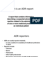 ADR Reporting