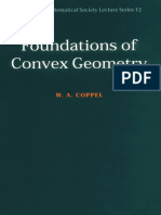 Foundations of Convex Geometry PDF