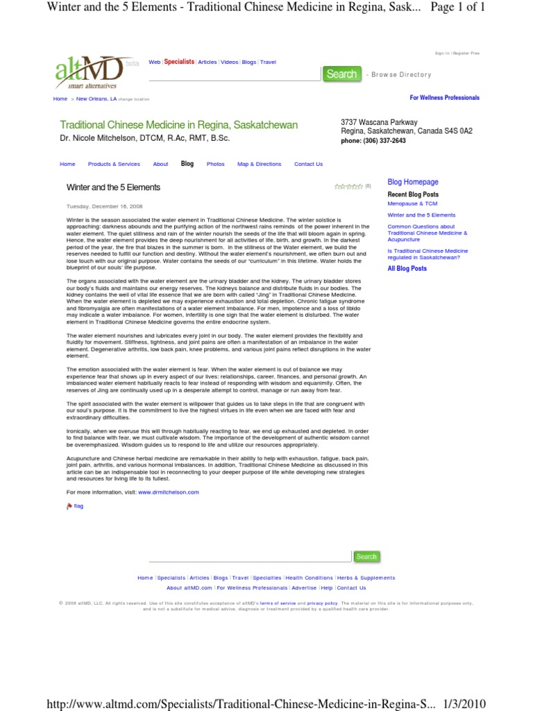 Traditional Chinese Medicine I | PDF | Traditional Chinese Medicine ...