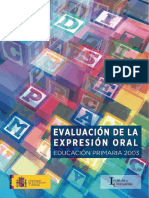 Evaluación de L Expresión Oral