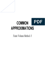 Common Approximations: Finite Volume Method - 3