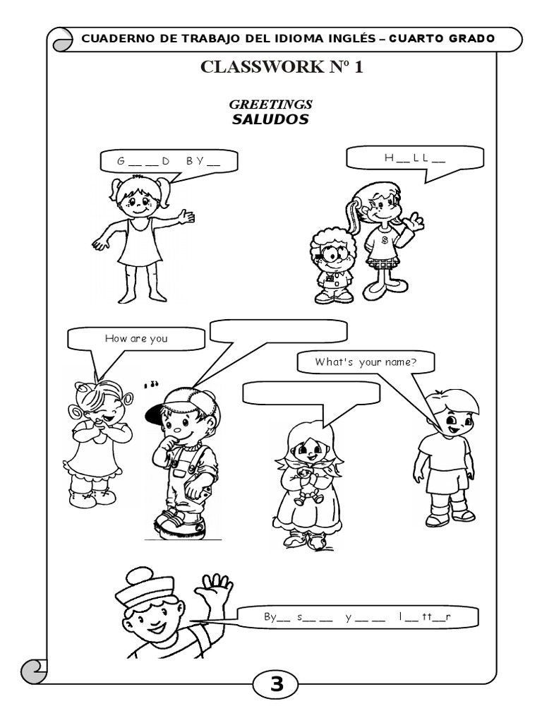 Fichas de Inglés para Cuarto Grado | PDF | Ocio | Naturaleza