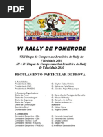 Rpp - Vi Rally de Pomerode