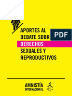 Aportes Al Debate Sobre Derechos Sexuales y Reproductivos