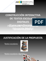 Construcción Interactiva de Textos Escolares Digitales